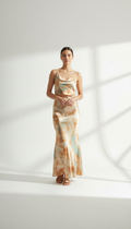 Golden Hour Silk Maxi Skirt